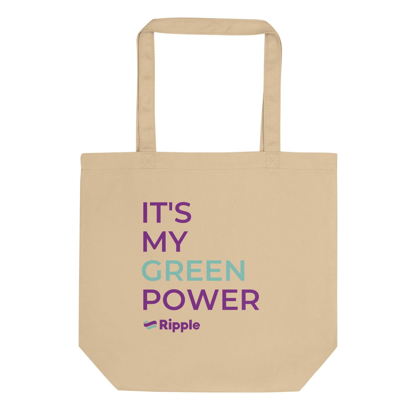 'It's my green power' eco tote bag