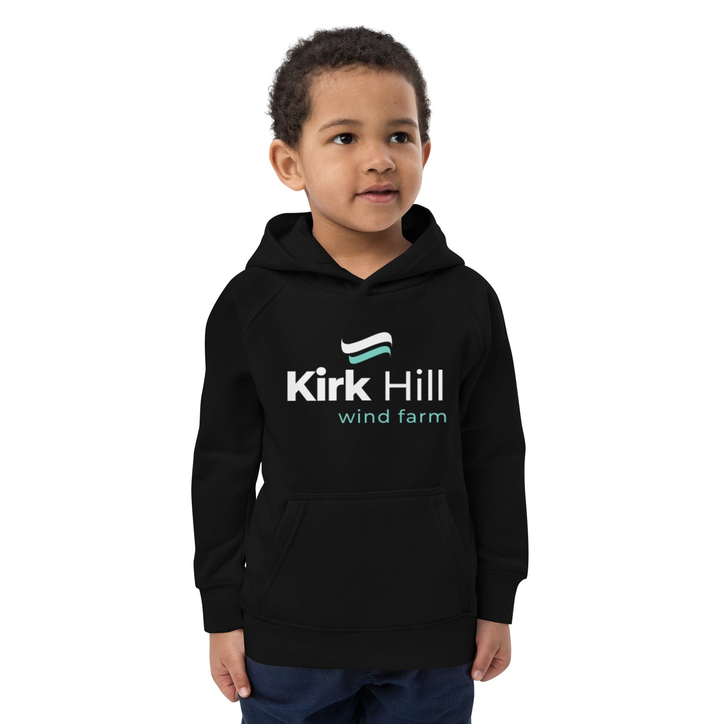 Kirk Hill kids eco hoodie black