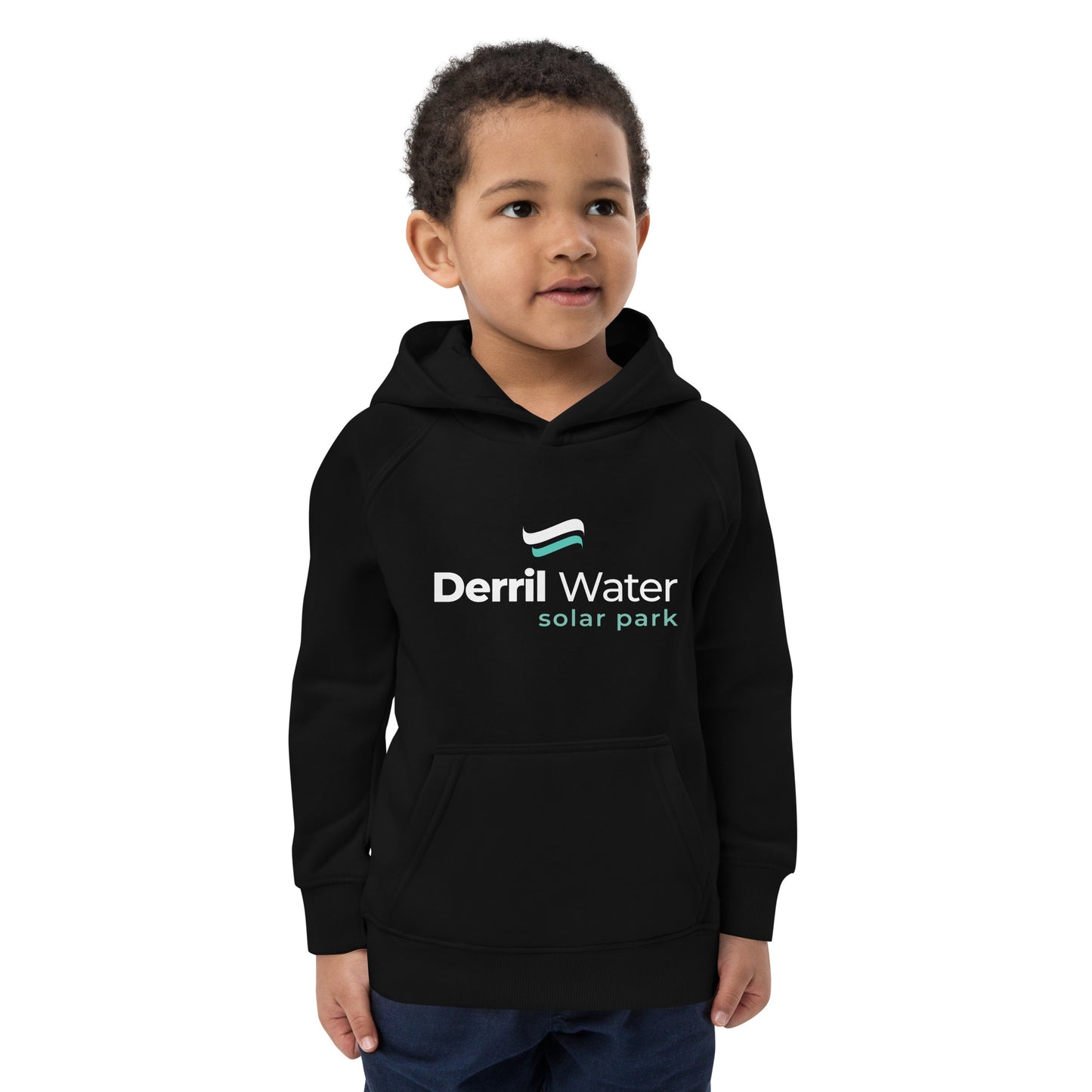 Derril Water kids eco hoodie black
