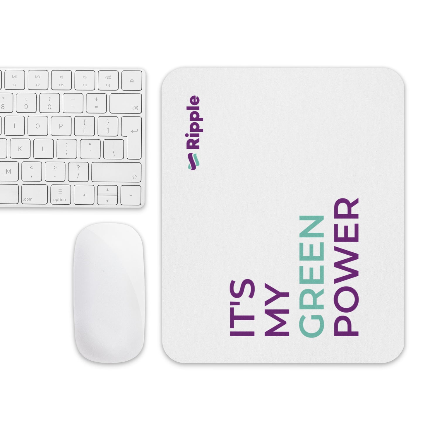 'It's my green power' mouse pad
