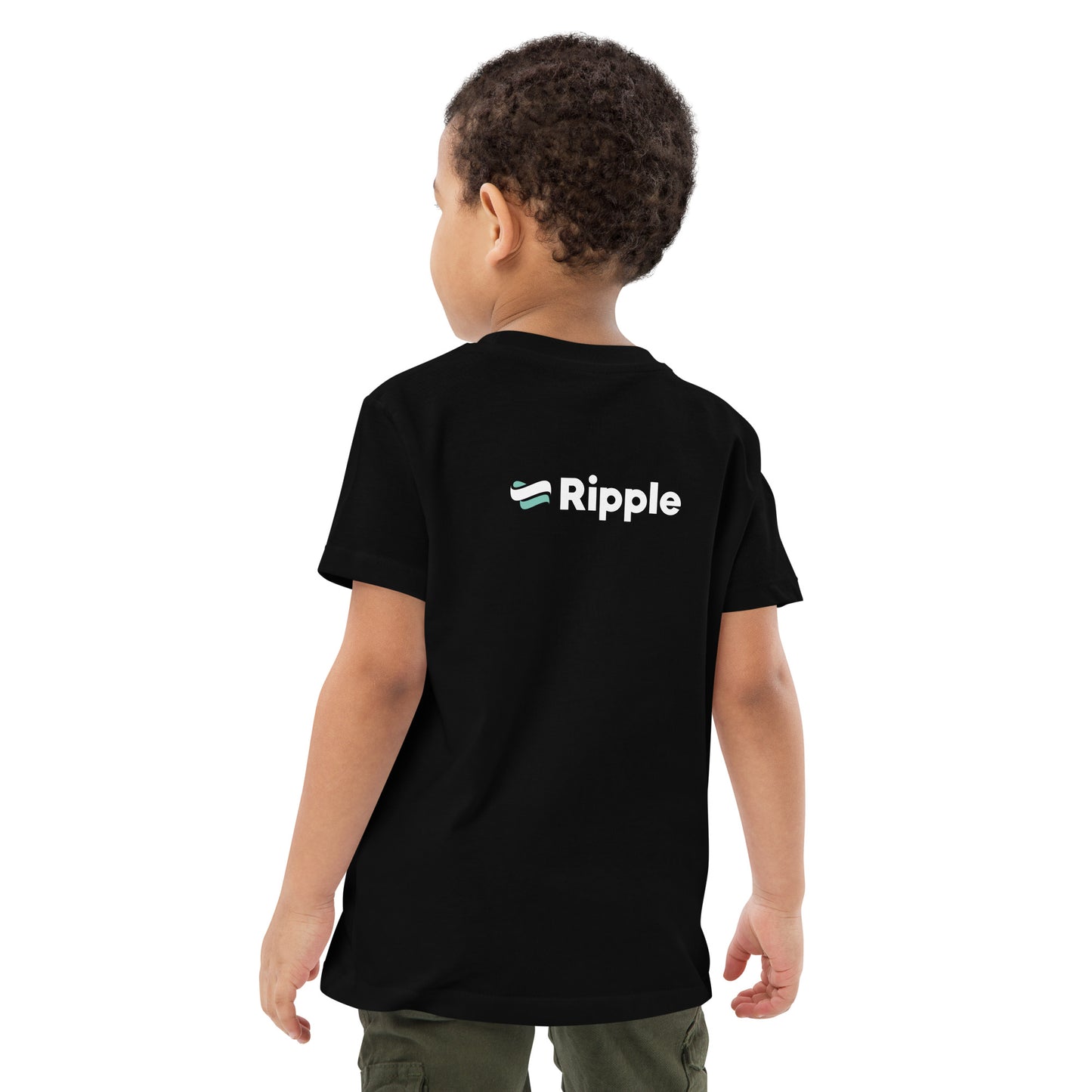 Derril Water kids organic t-shirt black