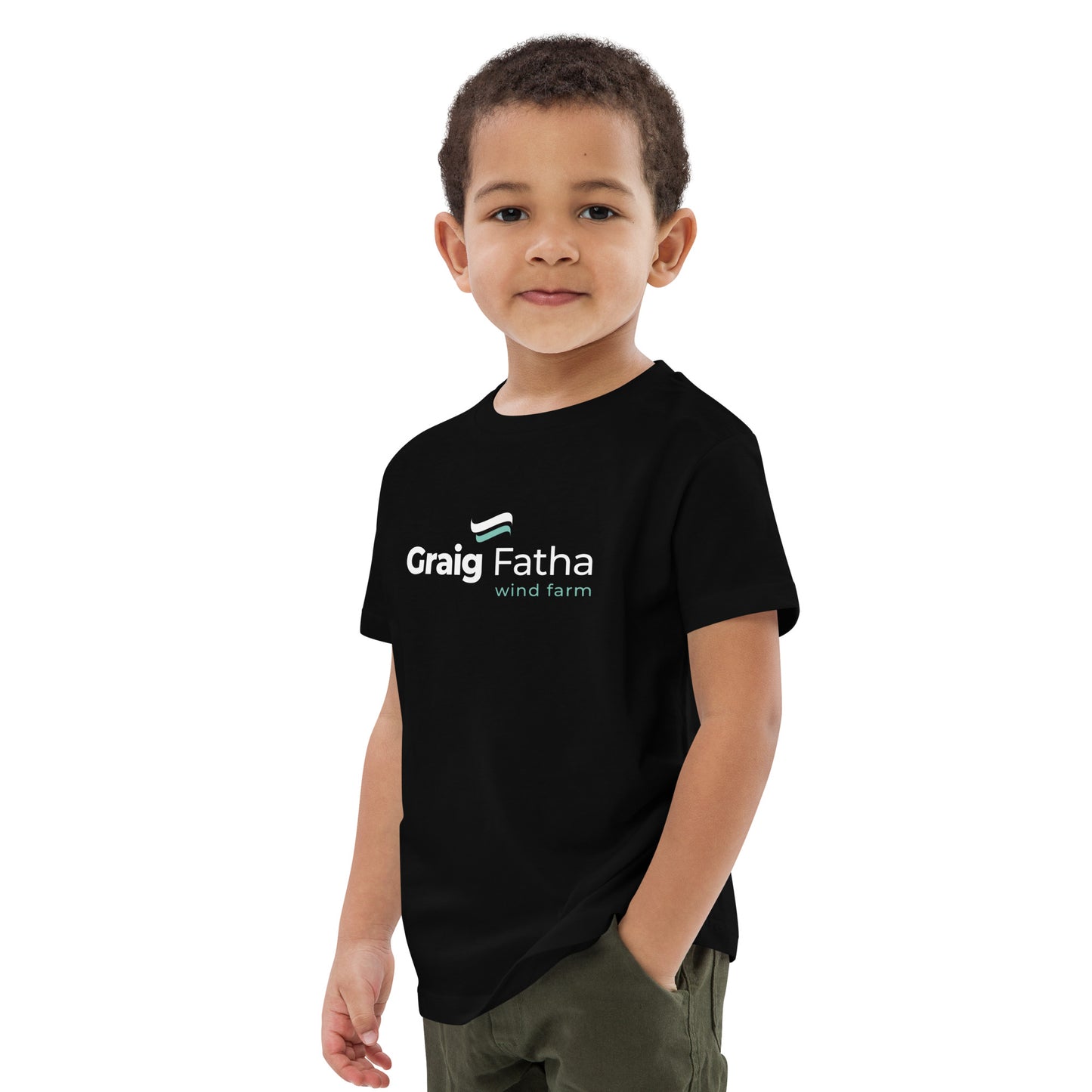 Graig Fatha kids organic t-shirt black