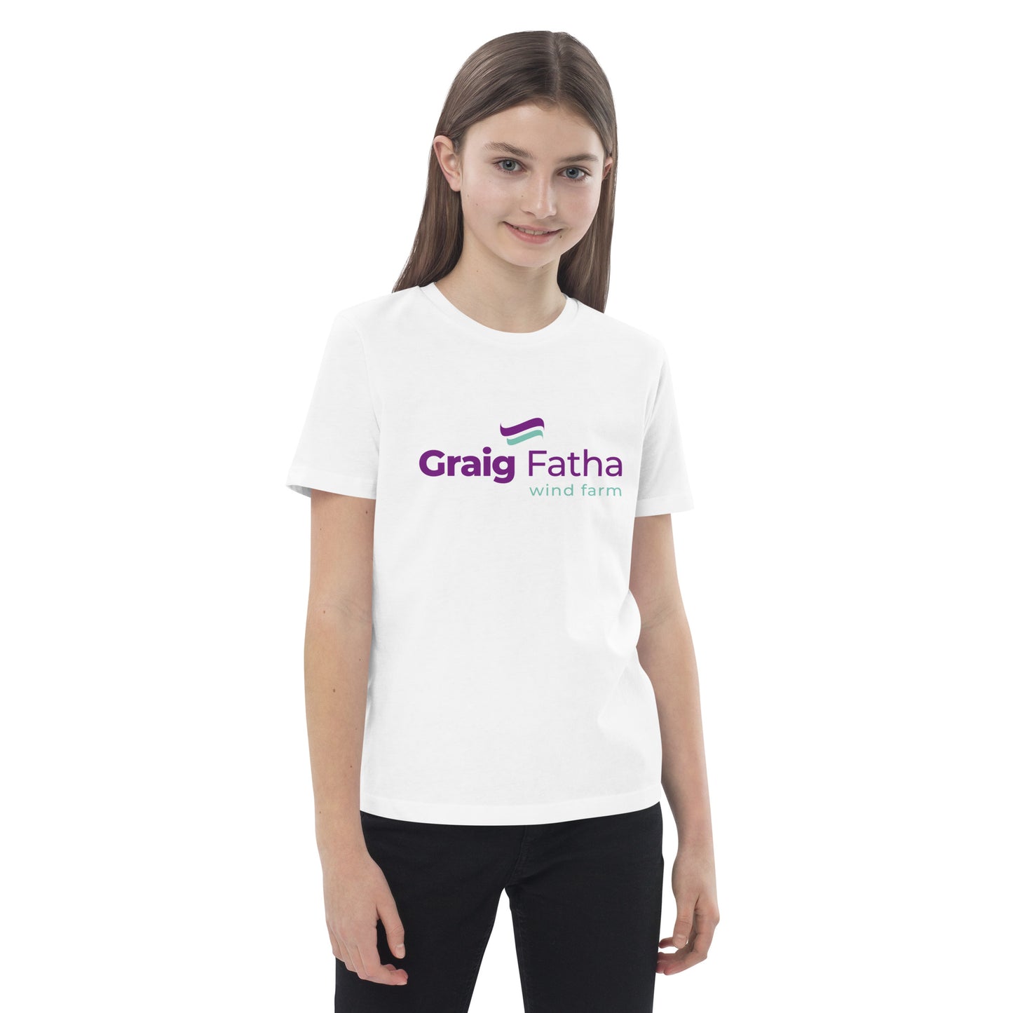Graig Fatha kids organic t-shirt white