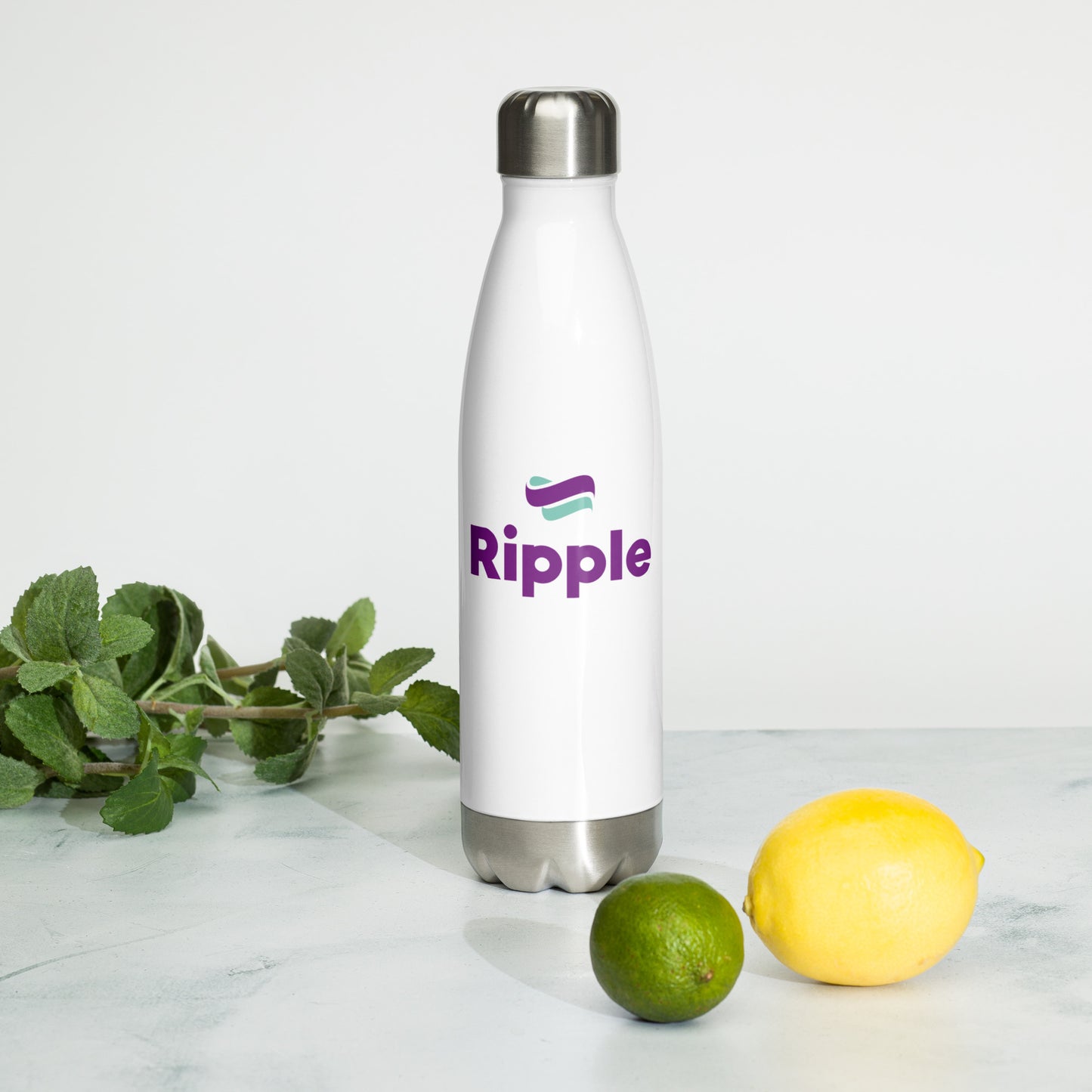 Ripple stainless steel water bottle