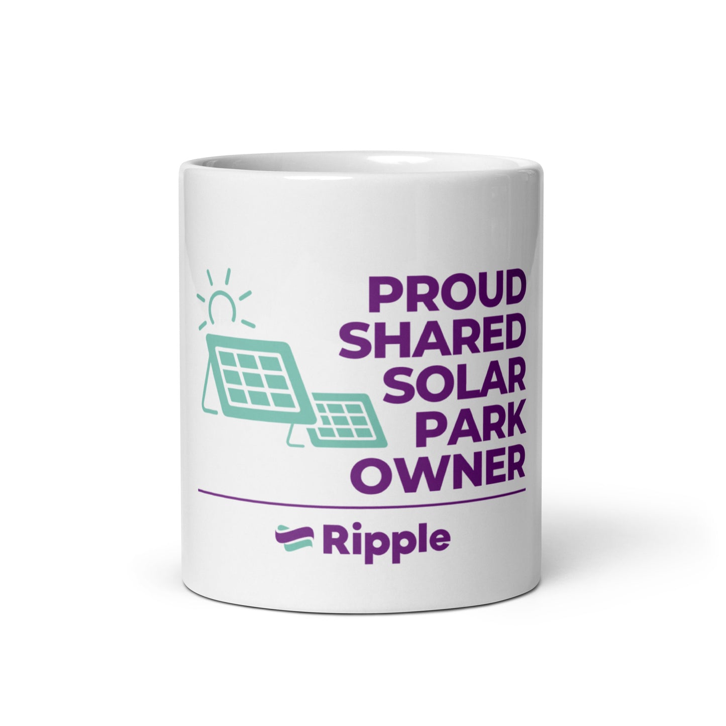 Proud shared solar park owner mug